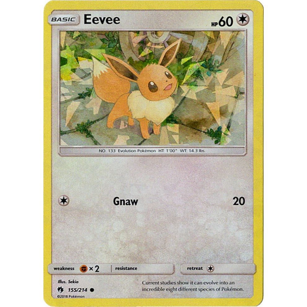 Image for Eevee - 155/214 (Let's Play, Eevee!) (Cracked Ice Holo) (155/214) (PR) - Pokemon
