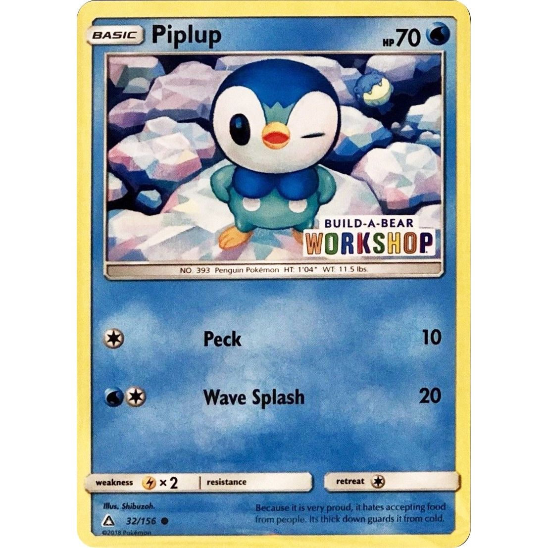 Image for Piplup - 32/156 (Build-A-Bear Workshop Exclusive) (032/156) (MCAP) - Pokemon