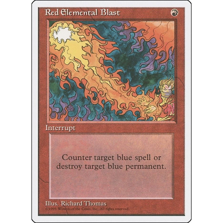 Image for Red Elemental Blast (4ED) - Magic: The Gathering