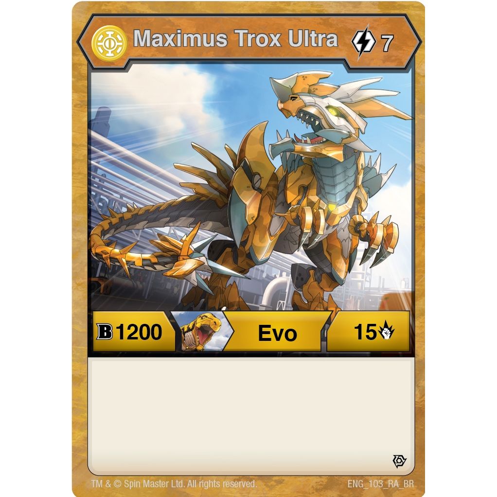 Image for Maximus Trox Ultra (103) (BR) - Bakugan TCG