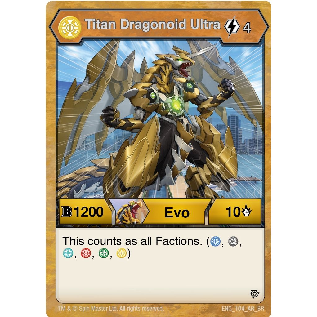 Image for Titan Dragonoid Ultra (104) (BR) - Bakugan TCG