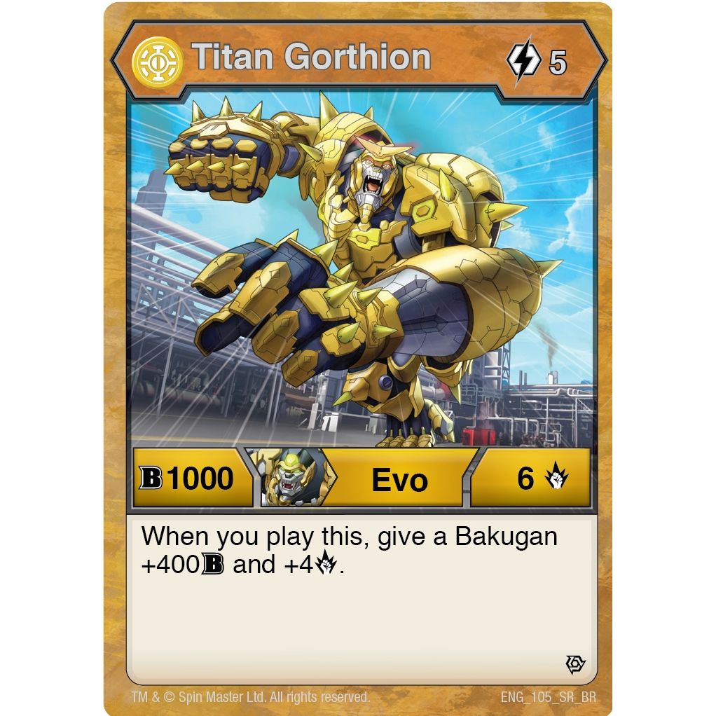 Image for Titan Gorthion (105) (BR) - Bakugan TCG
