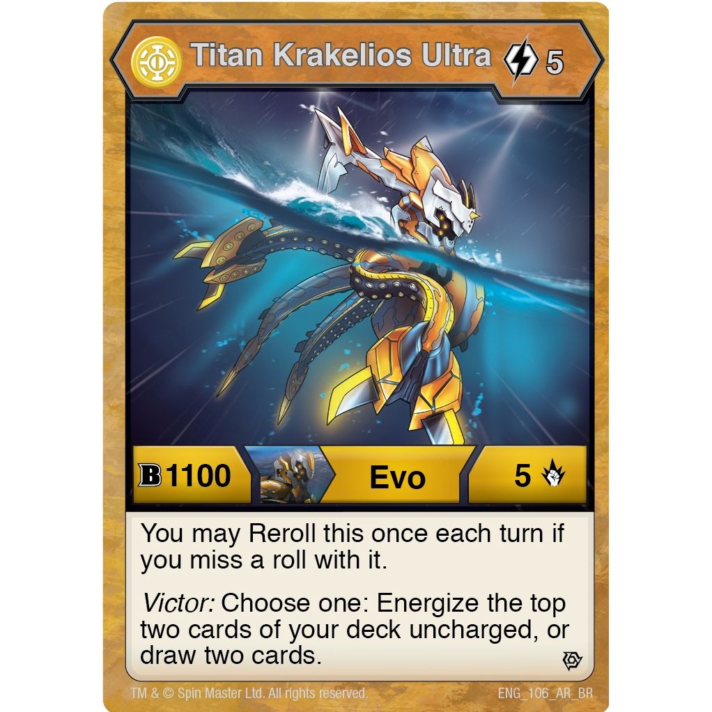 Image for Titan Krakelios Ultra (106) (BR) - Bakugan TCG