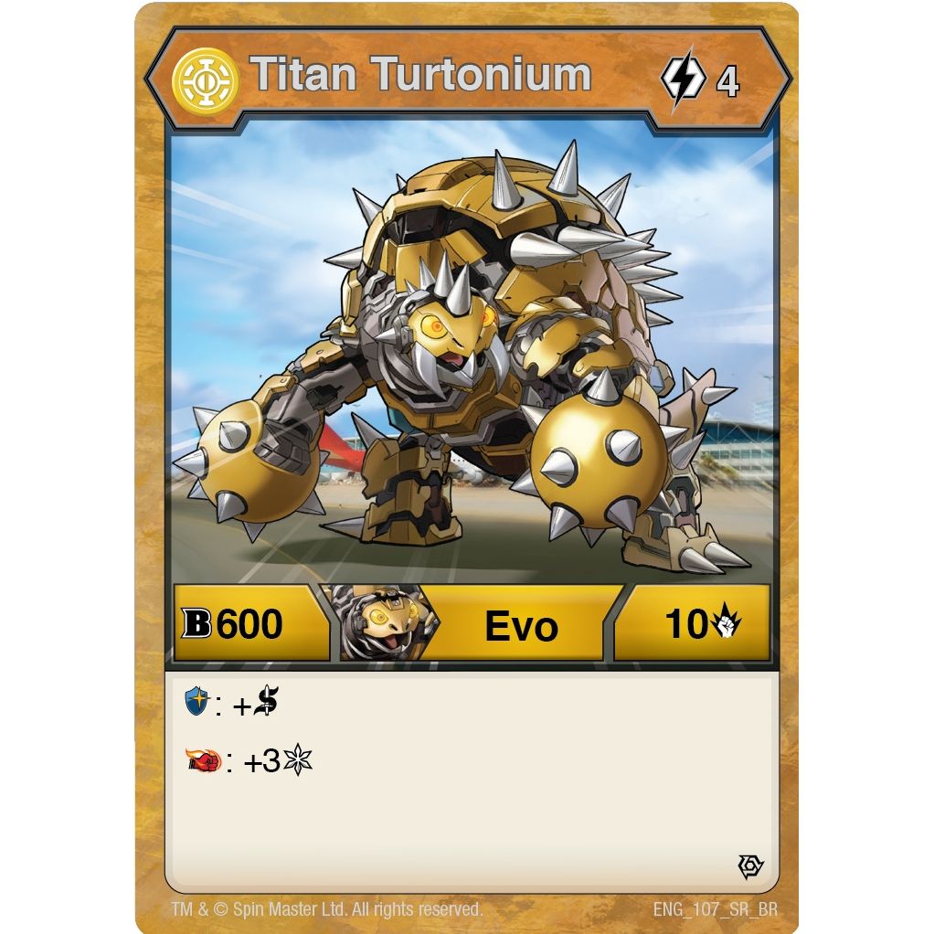 Image for Titan Turtonium (107) (BR) - Bakugan TCG