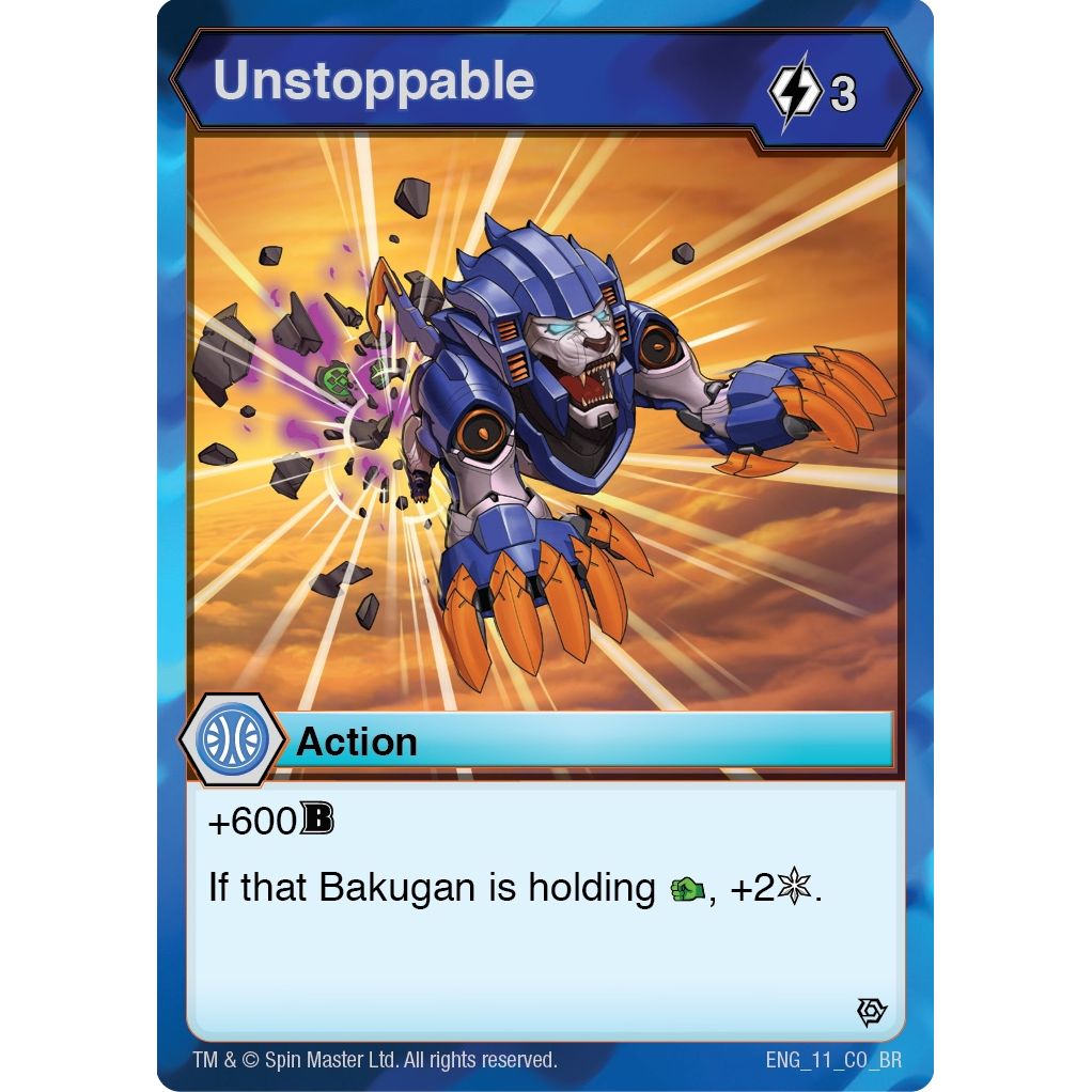 Image for Unstoppable (11) (BR) - Bakugan TCG