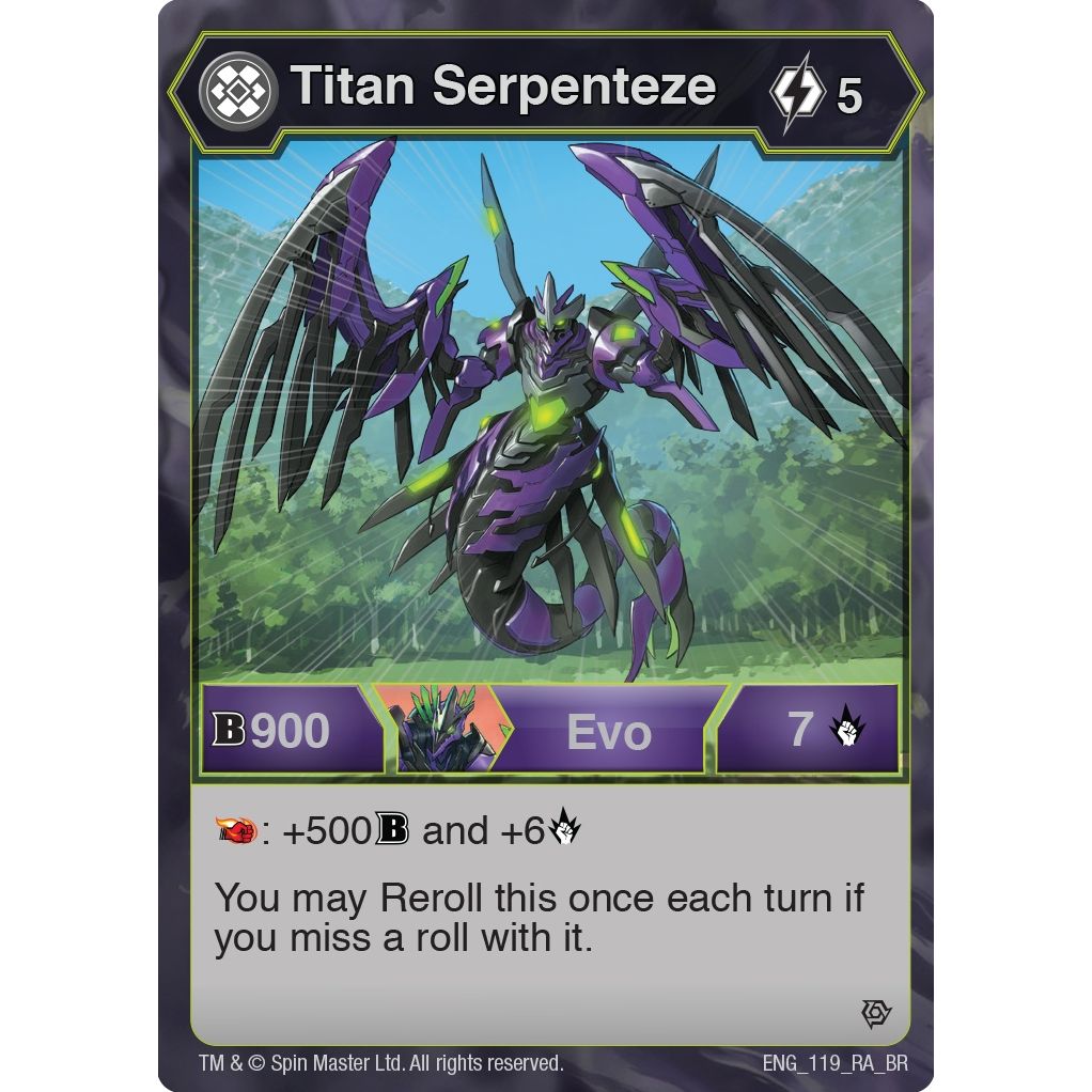 Image for Titan Serpenteze (119) (BR) - Bakugan TCG