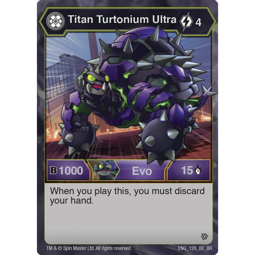 Image for Titan Turtonium Ultra (120) (BR) - Bakugan TCG