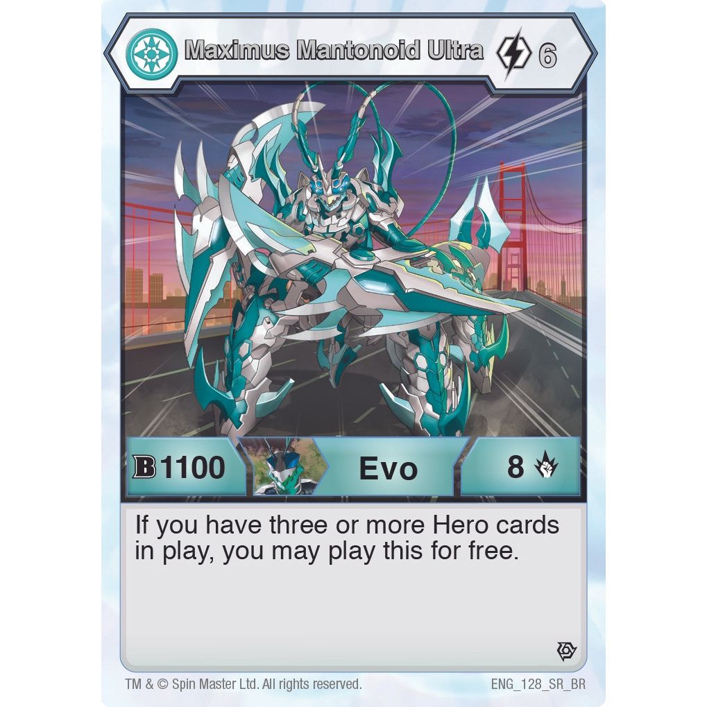 Image for Maximus Mantonoid Ultra (144) (128) (BR) - Bakugan TCG