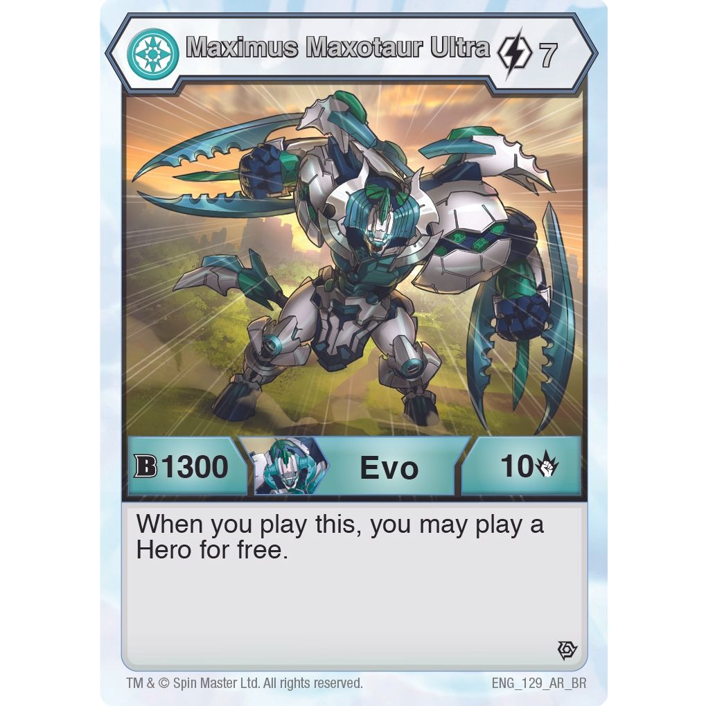 Image for Maximus Maxotaur Ultra (155) (129) (BR) - Bakugan TCG