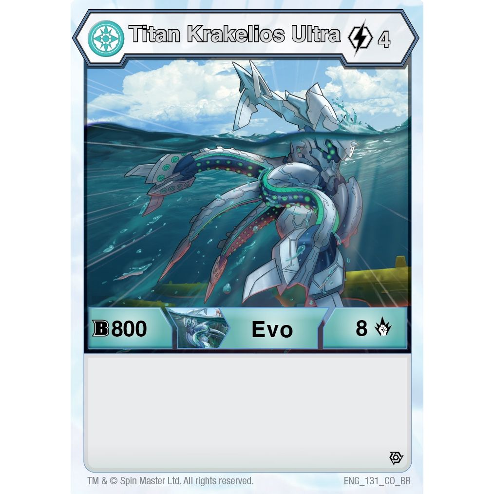 Image for Titan Krakelios Ultra (131) (131) (BR) - Bakugan TCG