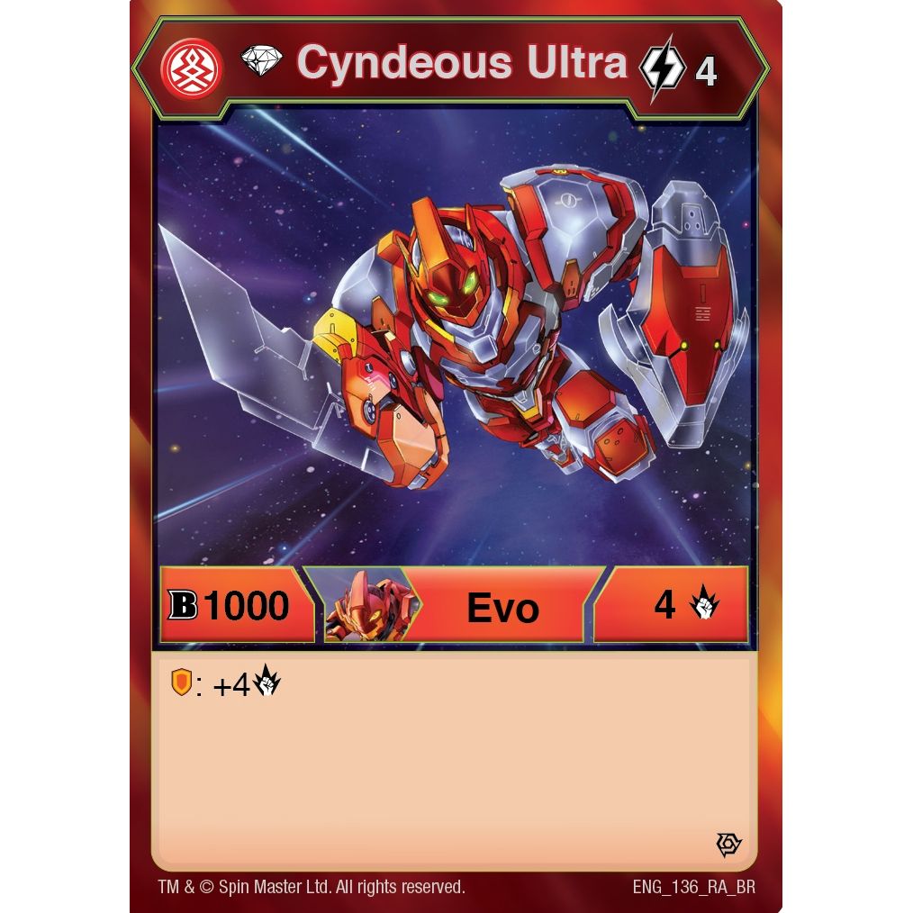 Image for Diamond Cyndeous Ultra (136) (BR) - Bakugan TCG