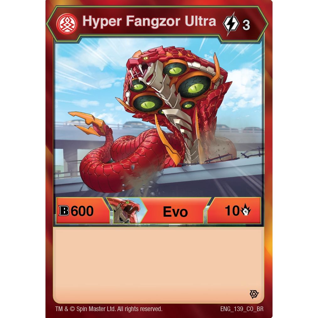 Image for Hyper Fangzor Ultra (139) (139) (BR) - Bakugan TCG