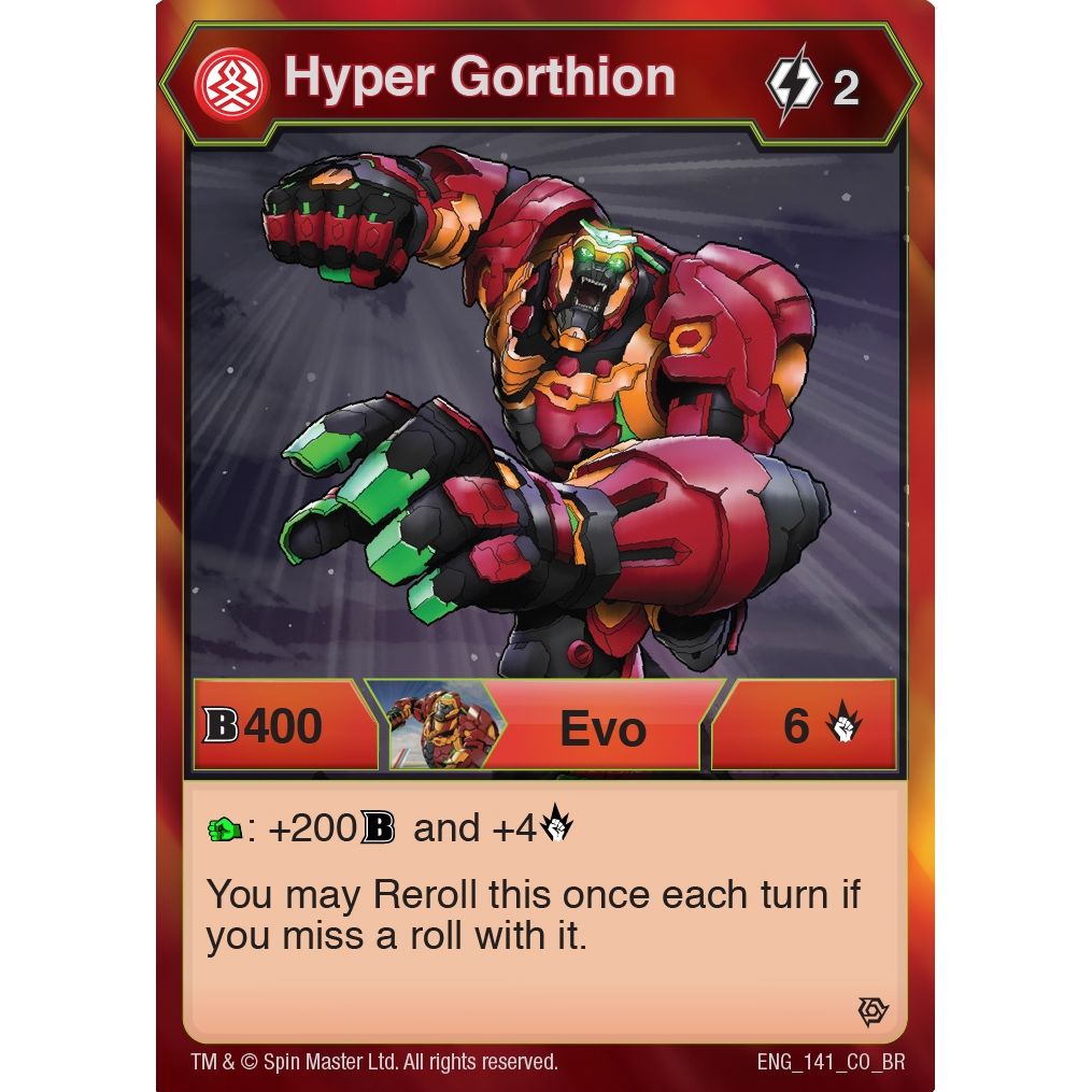 Image for Hyper Gorthion (141) (141) (BR) - Bakugan TCG