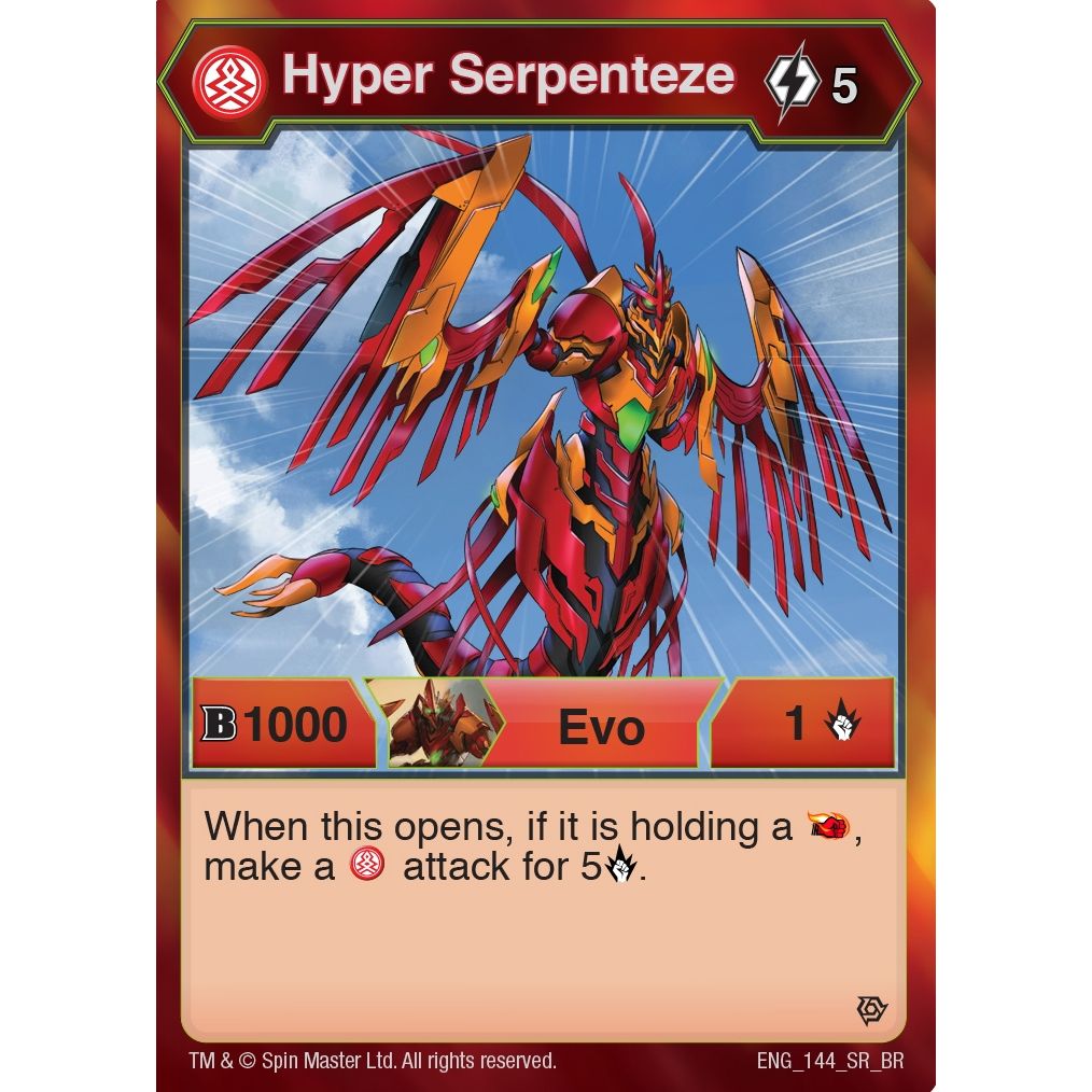 Image for Hyper Serpenteze (144) (144) (BR) - Bakugan TCG