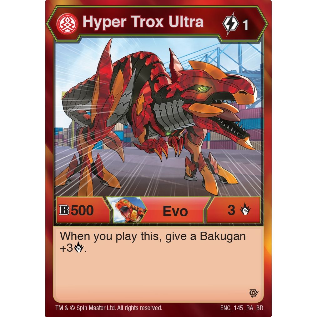 Image for Hyper Trox Ultra (145) (145) (BR) - Bakugan TCG