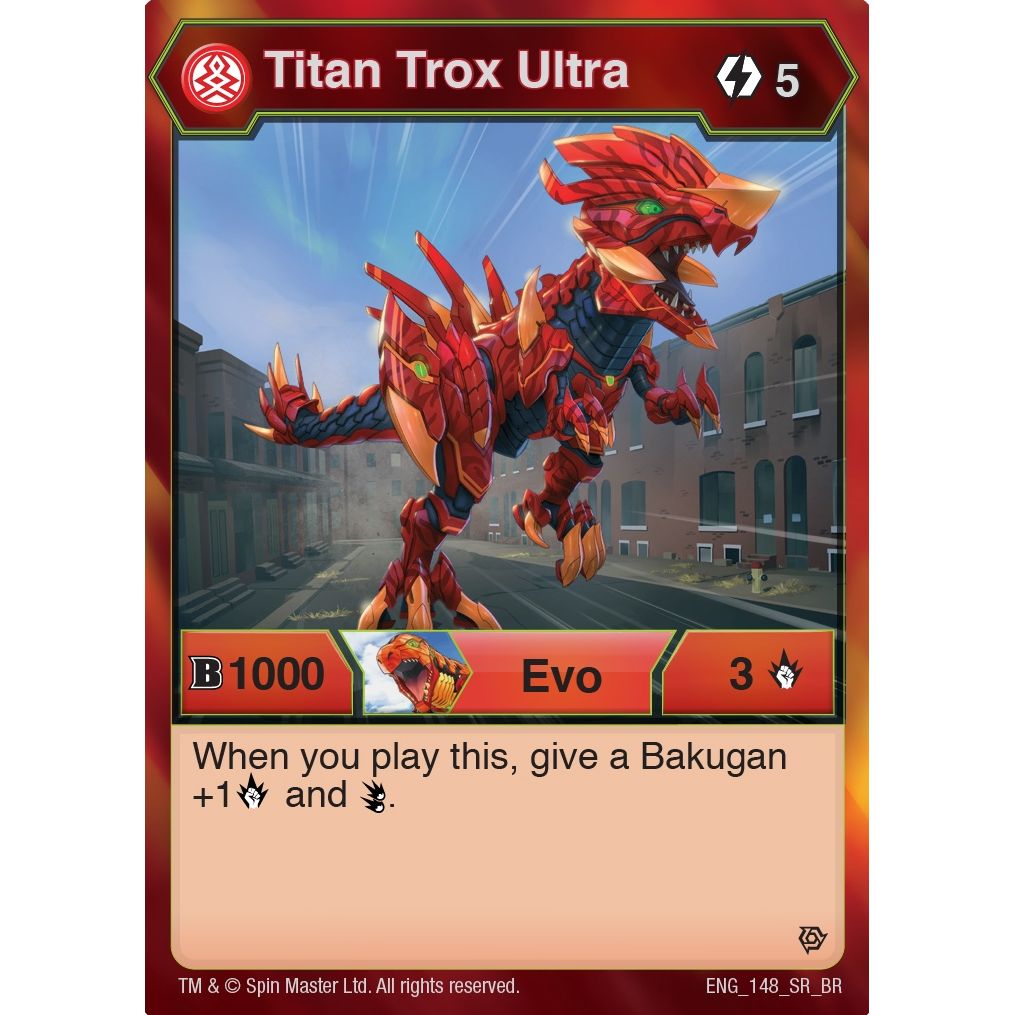 Image for Titan Trox Ultra (148) (BR) - Bakugan TCG