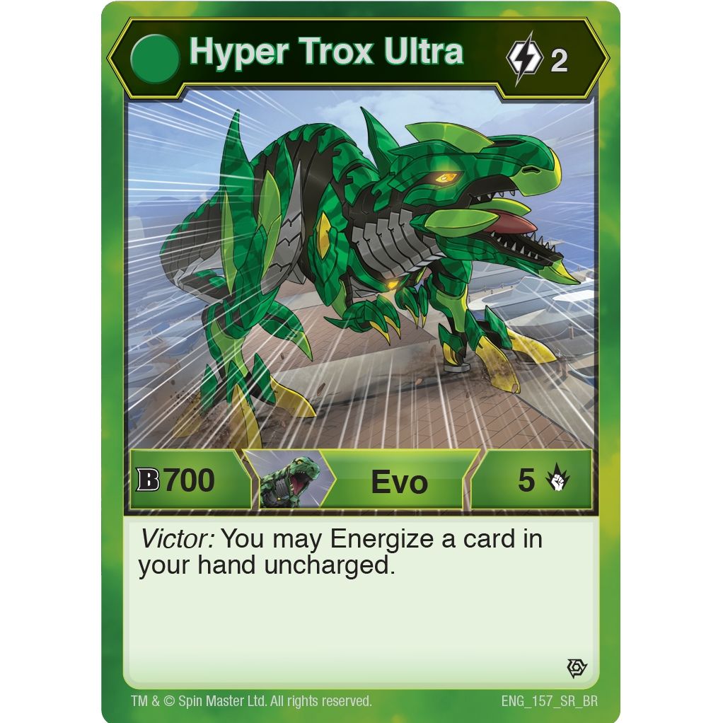 Image for Hyper Trox Ultra (157) (157) (BR) - Bakugan TCG