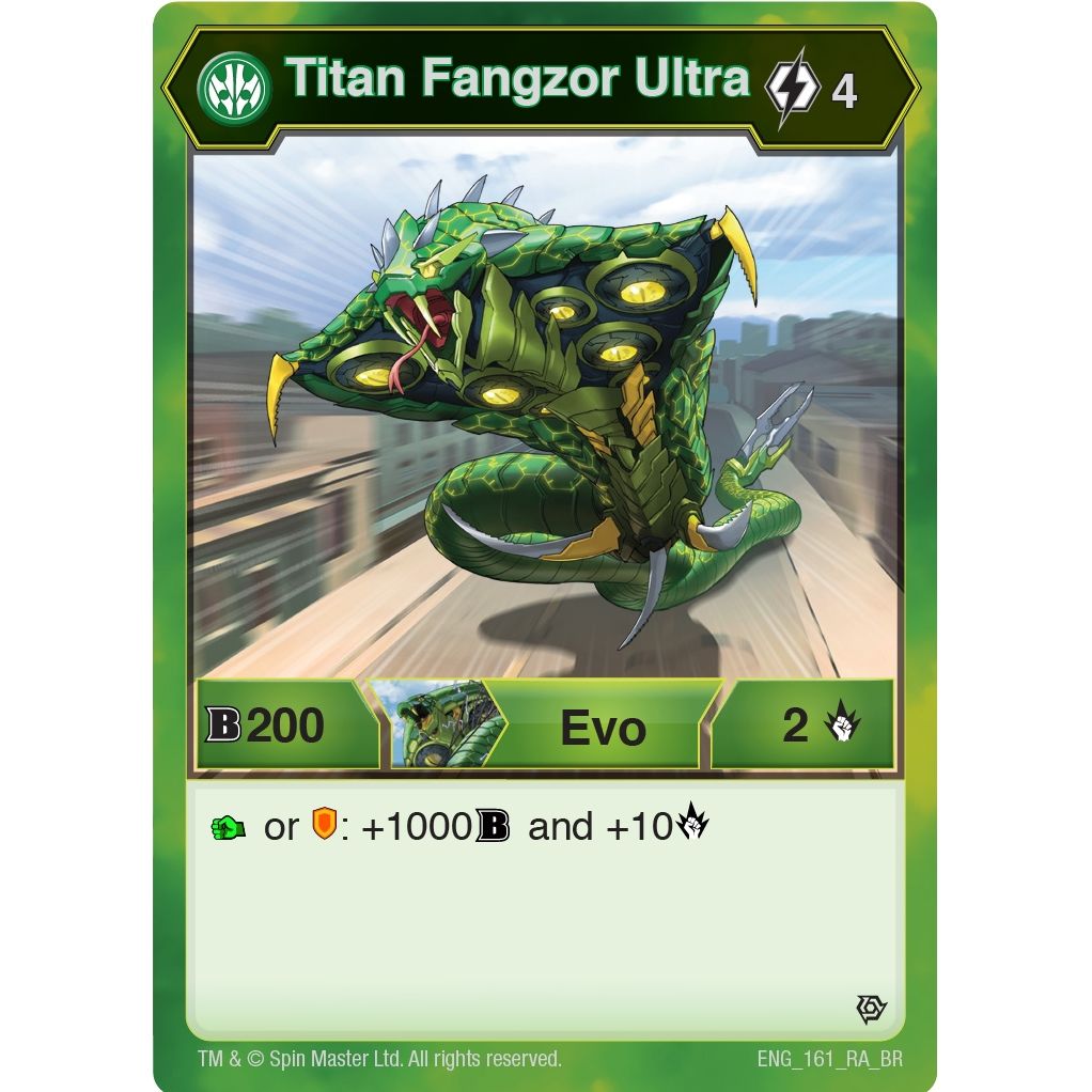 Image for Titan Fangzor Ultra (161) (BR) - Bakugan TCG