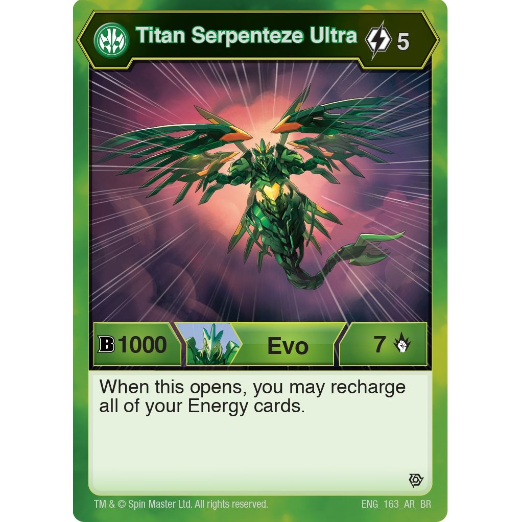 Image for Titan Serpenteze Ultra (163) (BR) - Bakugan TCG