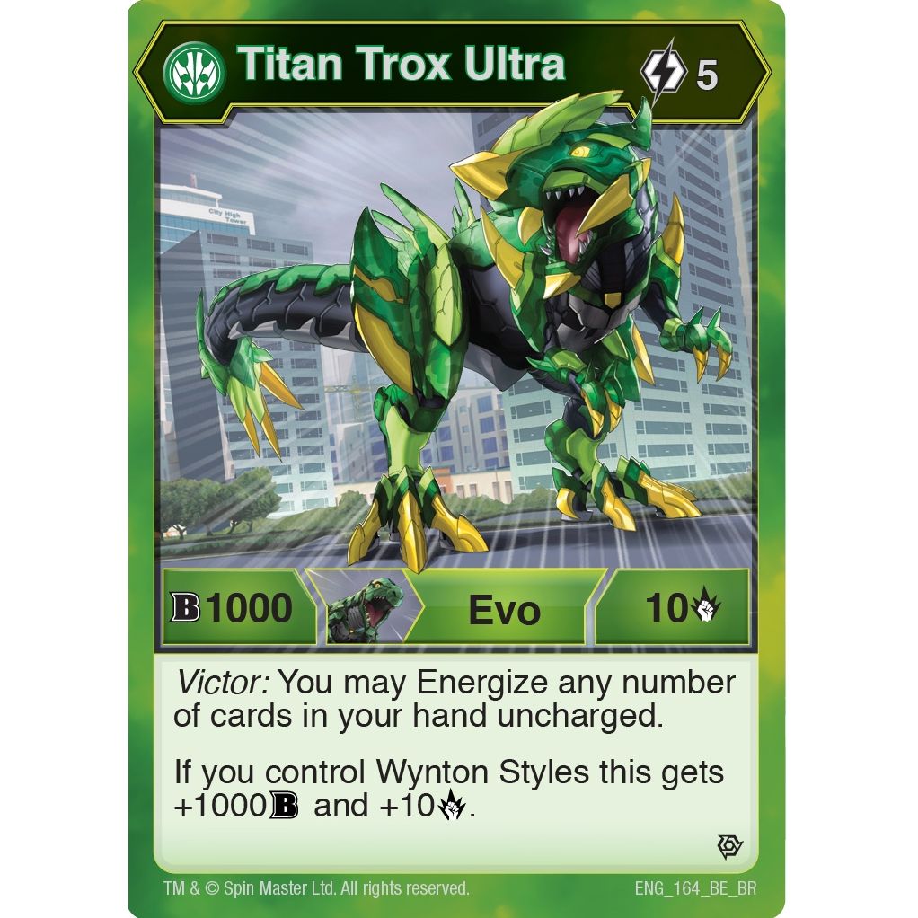 Image for Titan Trox Ultra (164) (164) (BR) - Bakugan TCG