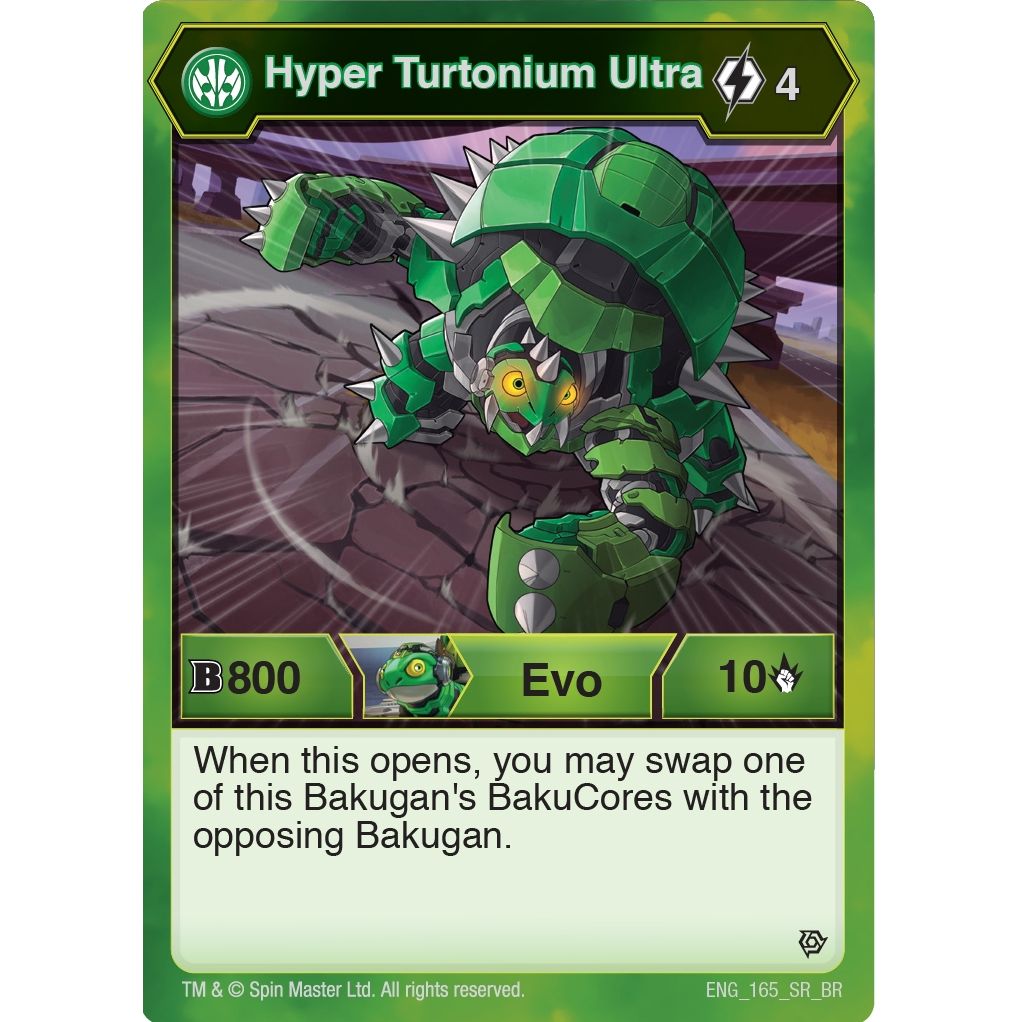 Image for Hyper Turtonium Ultra (165) (165) (BR) - Bakugan TCG