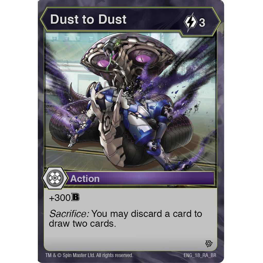 Image for Dust to Dust (18) (BR) - Bakugan TCG