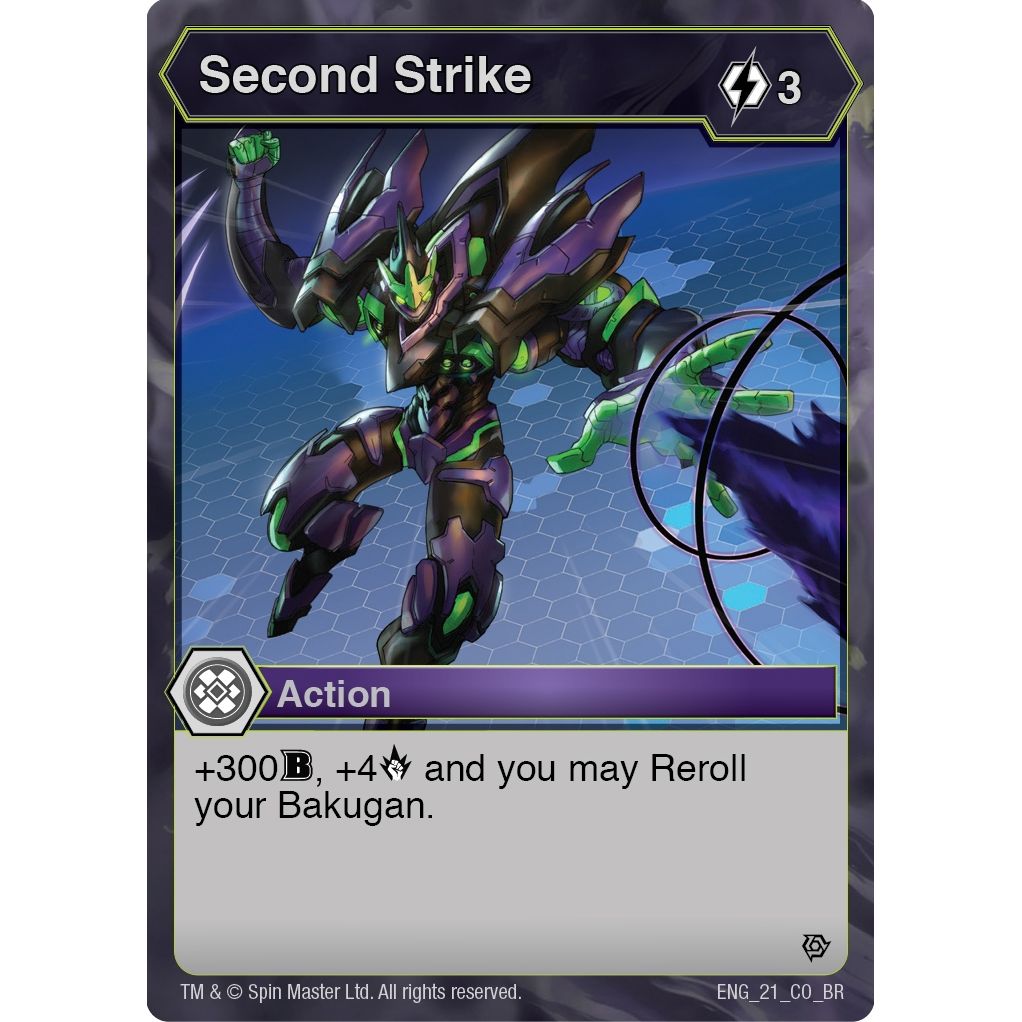 Image for Second Strike (21) (BR) - Bakugan TCG