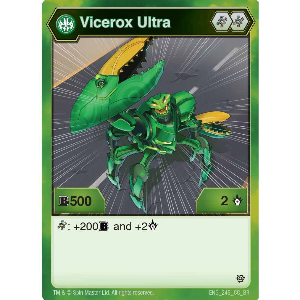 Image for Vicerox Ultra (245) (245) (BR) - Bakugan TCG