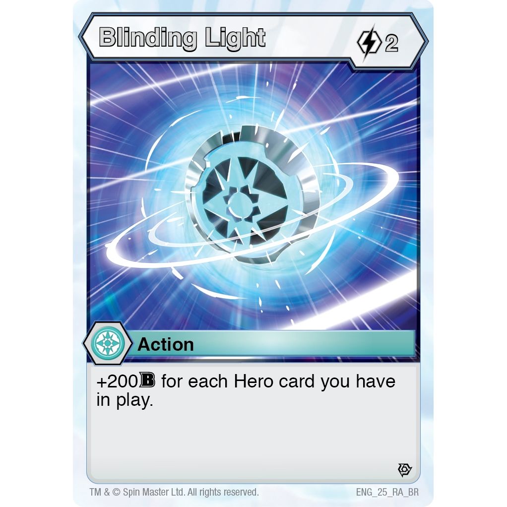 Image for Blinding Light (25) (BR) - Bakugan TCG
