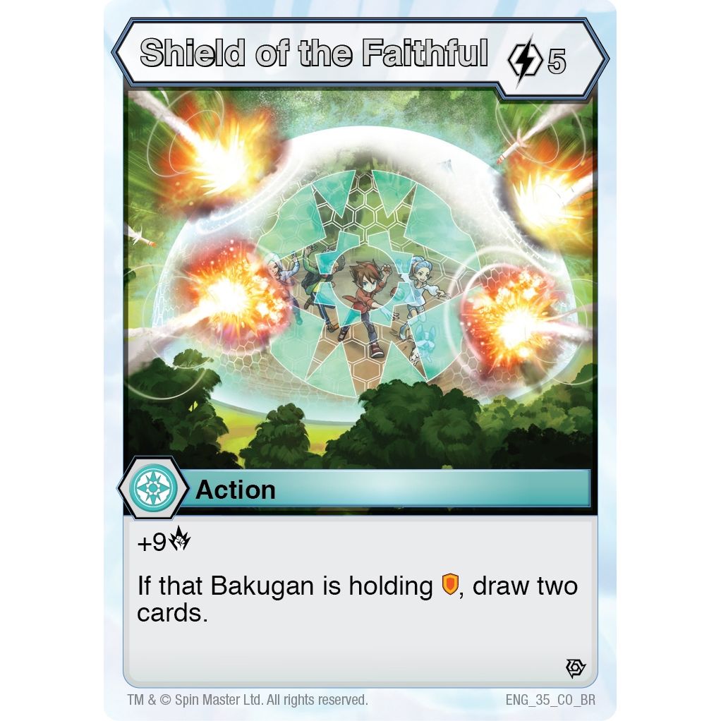 Image for Shield of the Faithful (35) (BR) - Bakugan TCG
