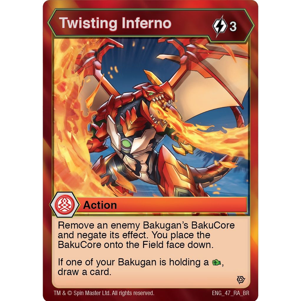 Image for Twisting Inferno (47) (BR) - Bakugan TCG