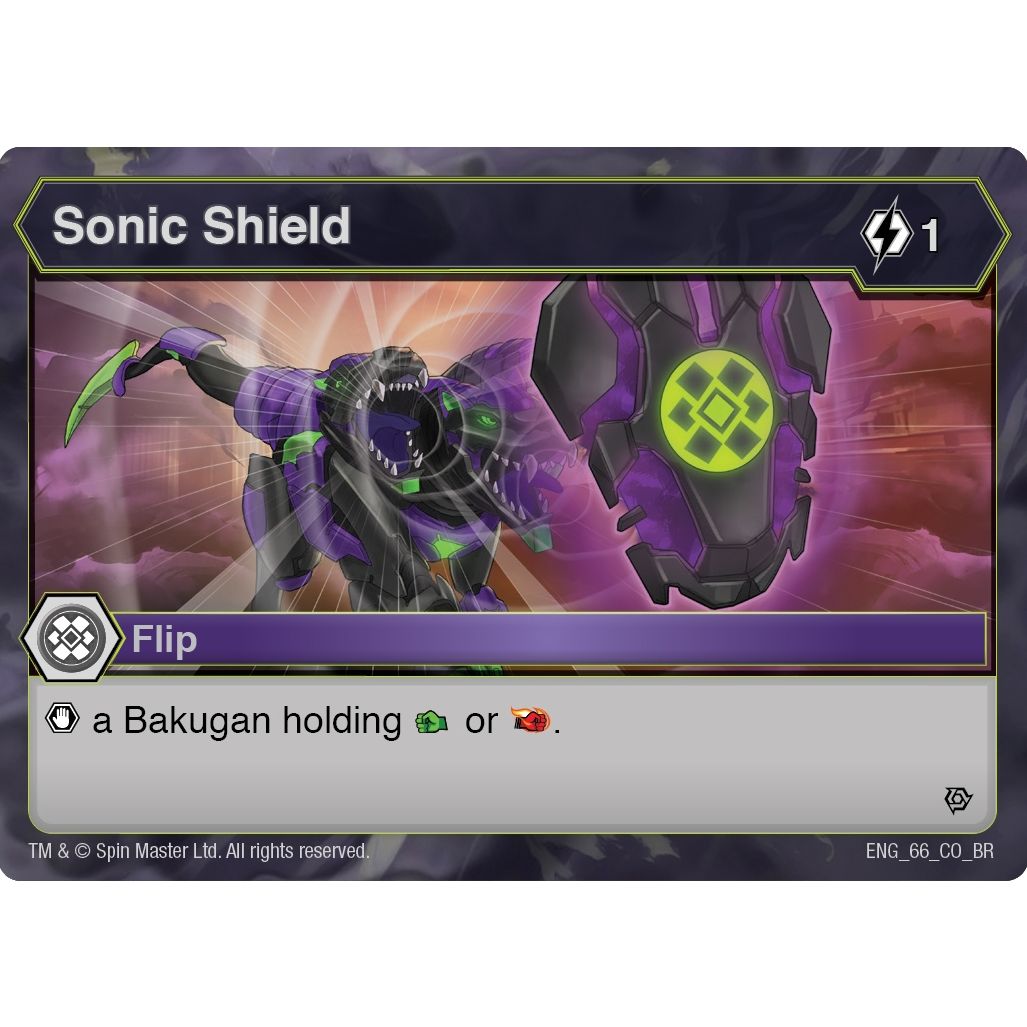 Image for Sonic Shield (66) (BR) - Bakugan TCG