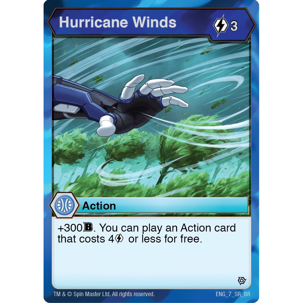 Image for Hurricane Winds (7) (BR) - Bakugan TCG