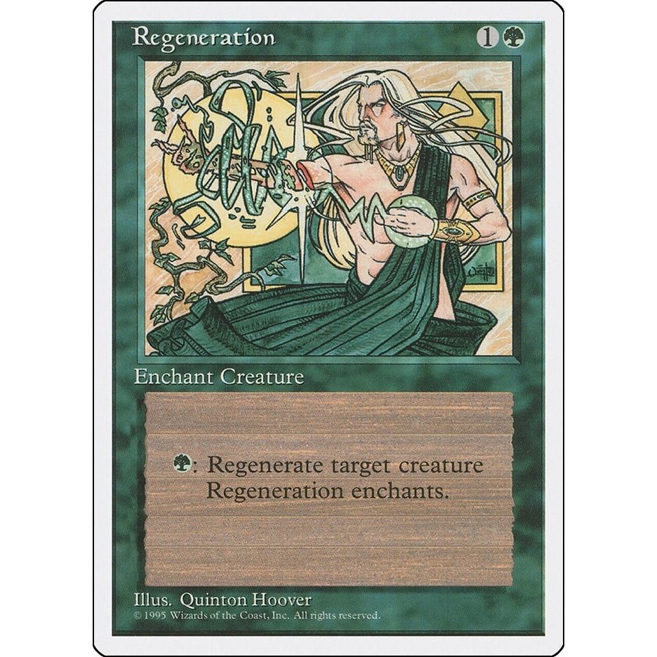 Image for Regeneration (4ED) - Magic: The Gathering