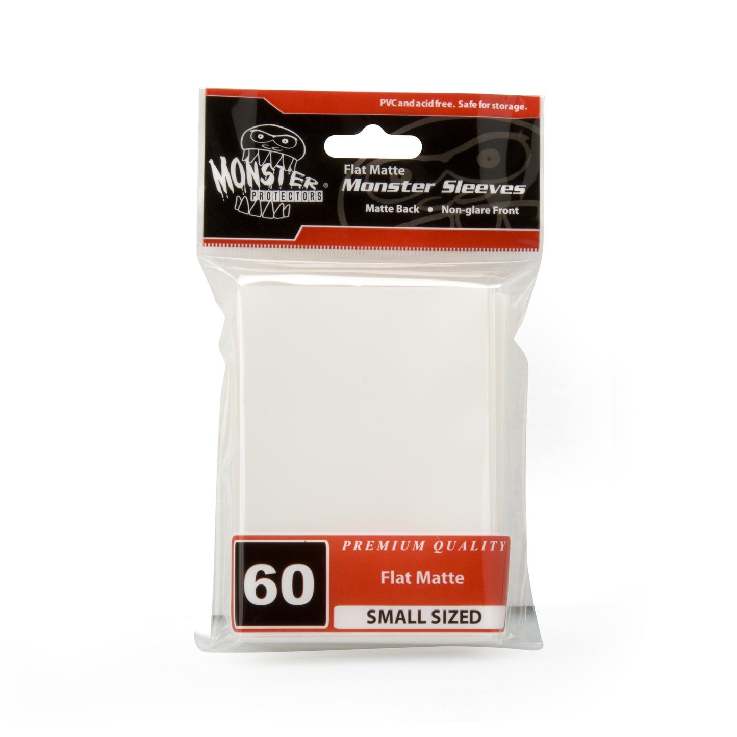 Image for Small Sleeves - Flat Matte - White (60-Pack) - Card Sleeves