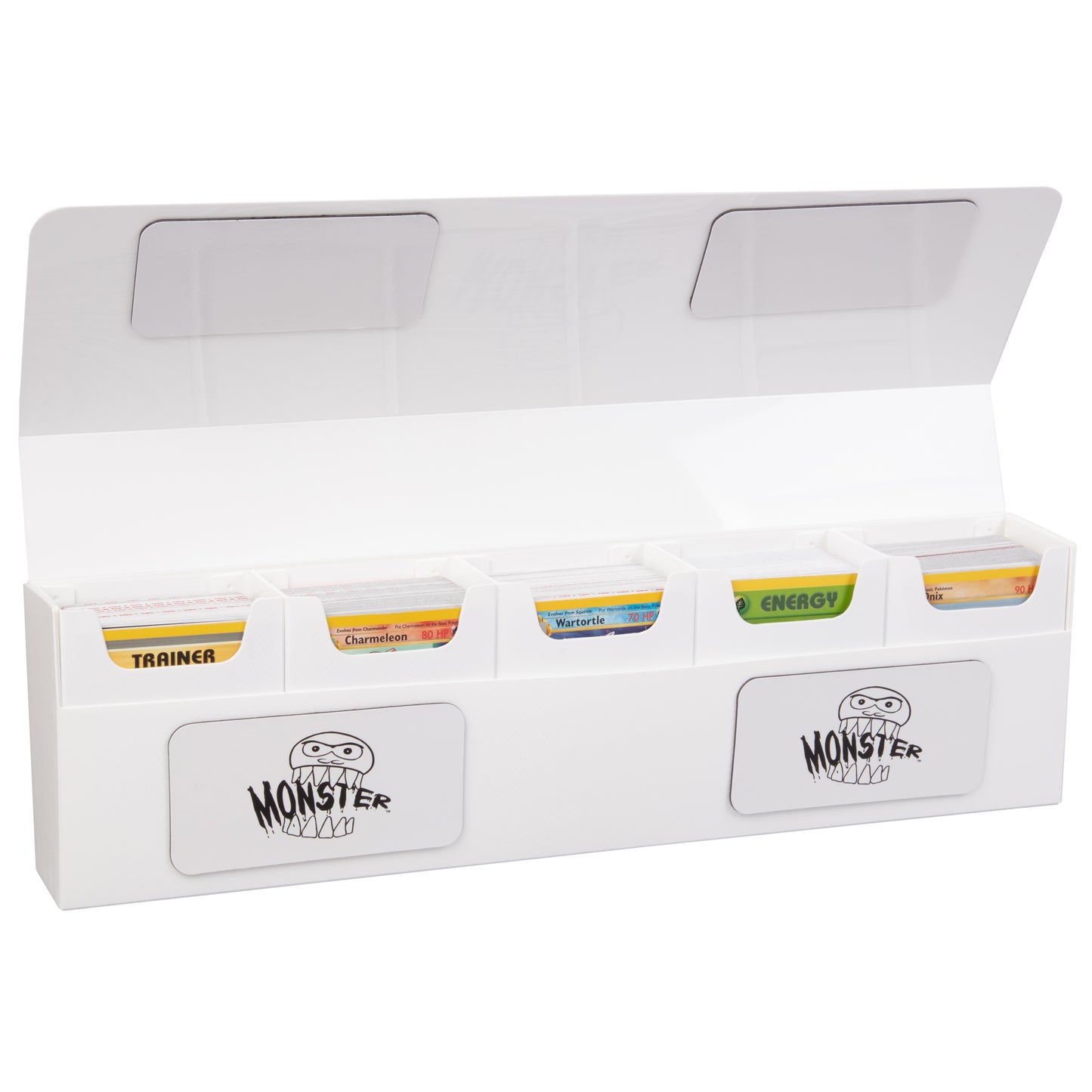 Image for Hydra Mega - 5 Compartment Deck Box - White (Holds 375) - Deck Boxes