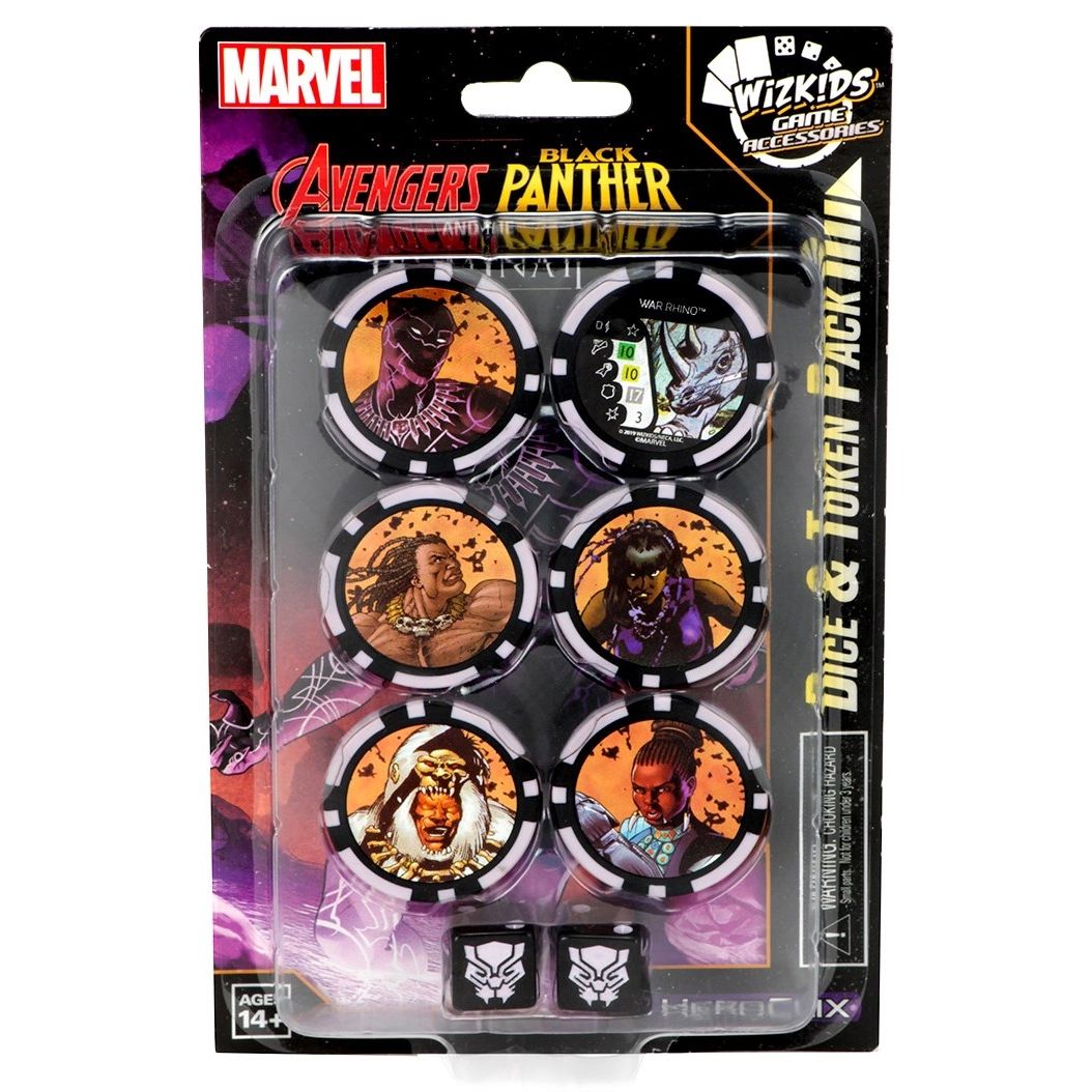 Image for Avengers Black Panther and the Illuminati Dice & Token Pack - Heroclix