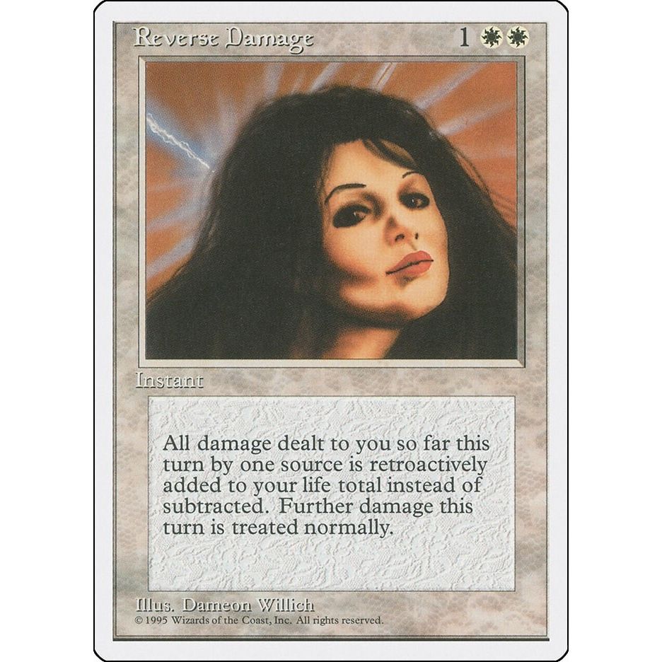 Image for Reverse Damage (4ED) - Magic: The Gathering