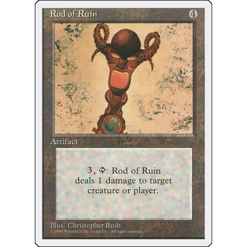Image for Rod of Ruin (4ED) - Magic: The Gathering