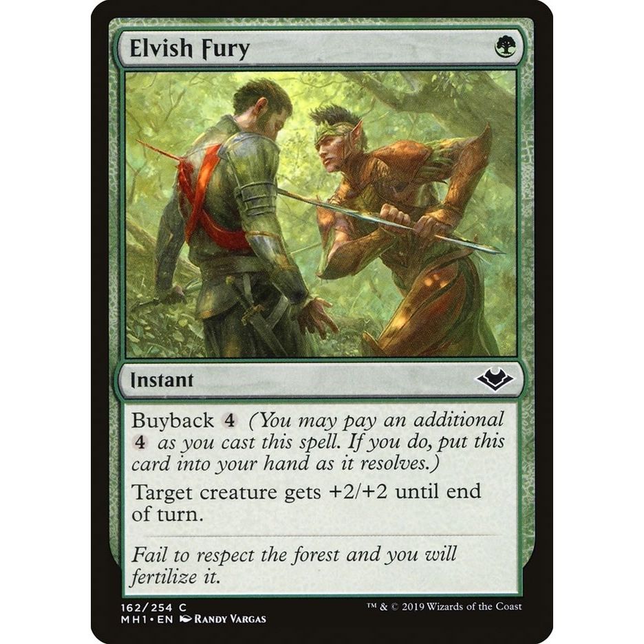 Image for Elvish Fury (162) (MH1) - Magic: The Gathering
