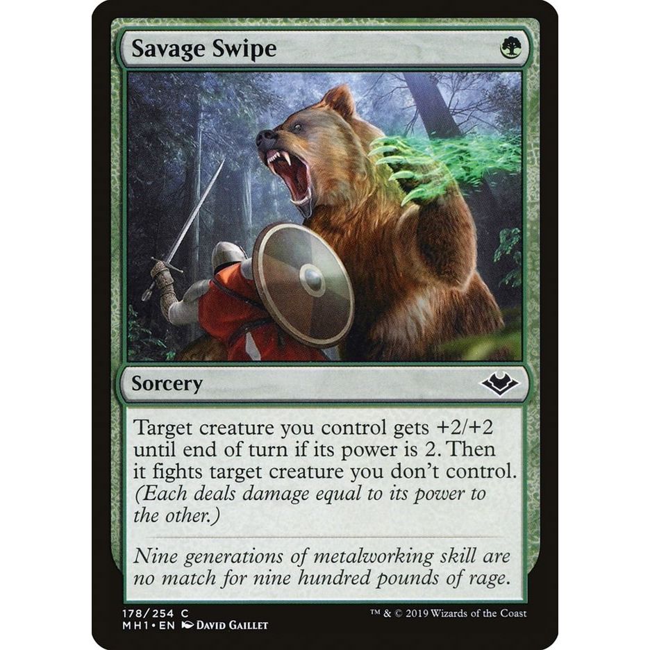 Image for Savage Swipe (178) (MH1) - Magic: The Gathering