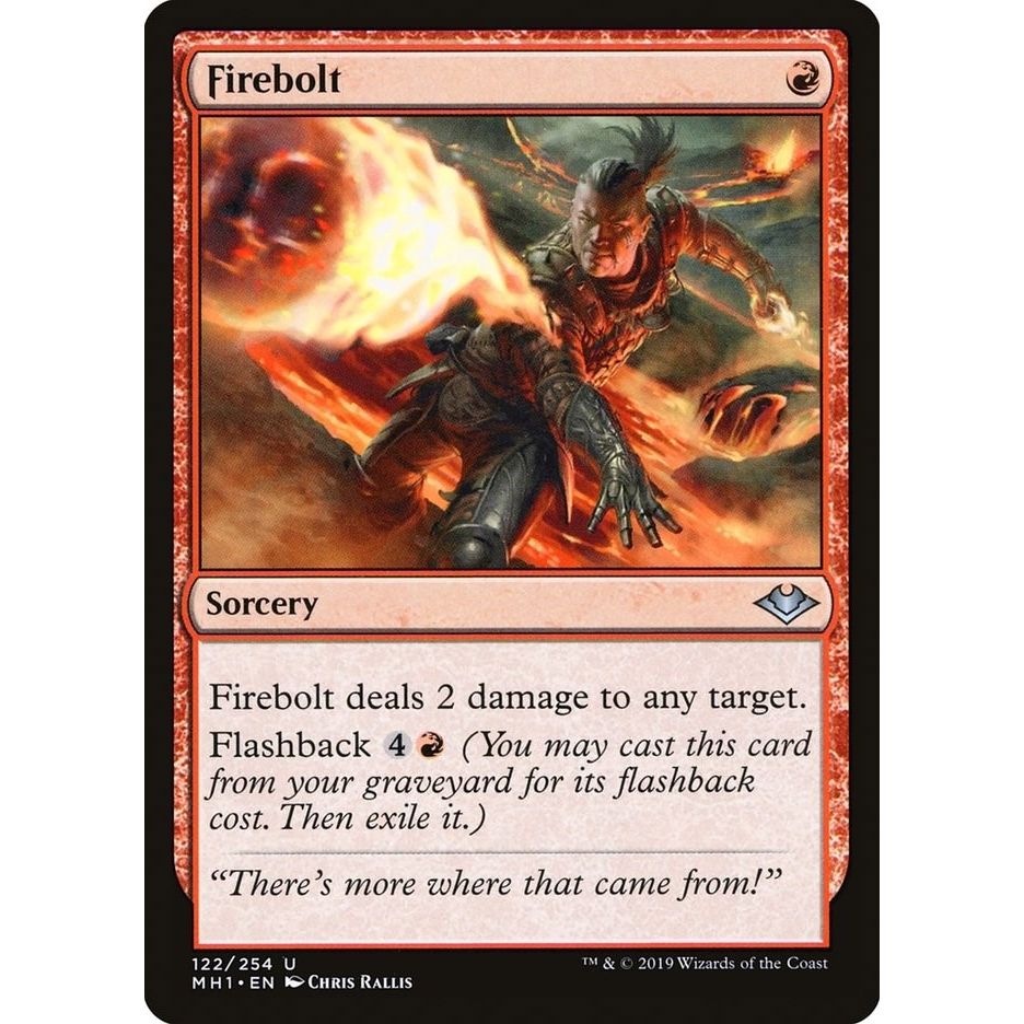 Image for Firebolt (122) (MH1) - Magic: The Gathering