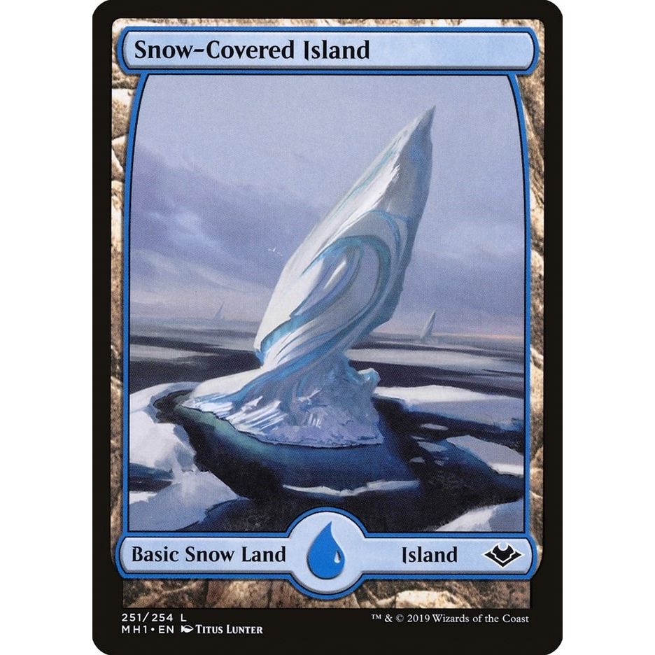 Image for Snow-Covered Island (251) (MH1) - Magic: The Gathering