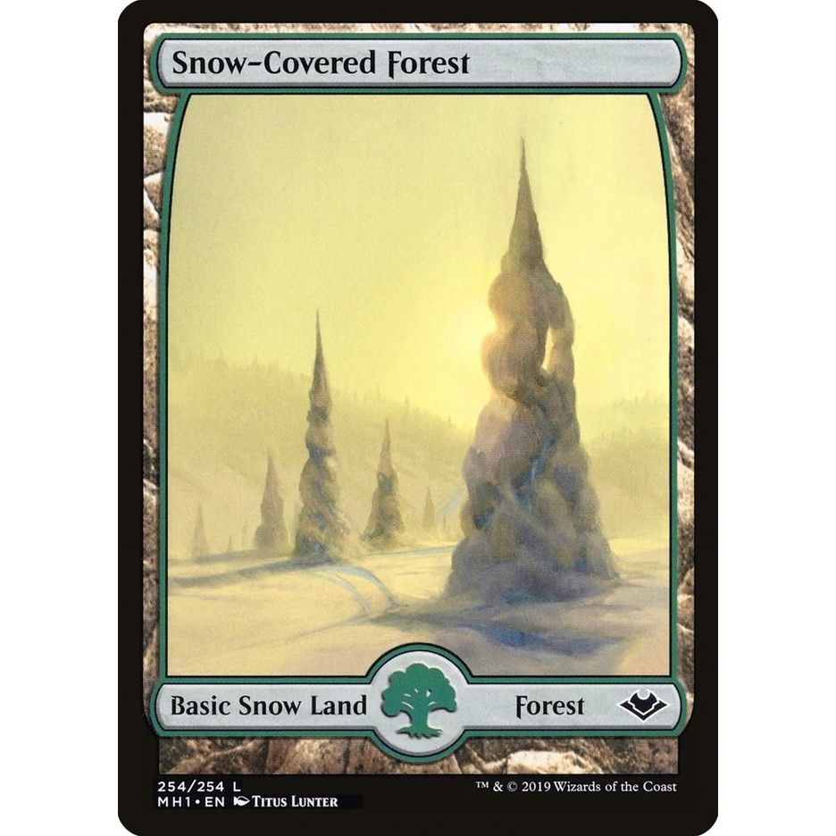 Image for Snow-Covered Forest (254) (MH1) - Magic: The Gathering
