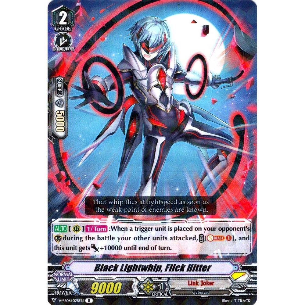 Image for Black Lightwhip, Flick Hitter (V-EB06/028EN) (V-EB06) - Cardfight Vanguard