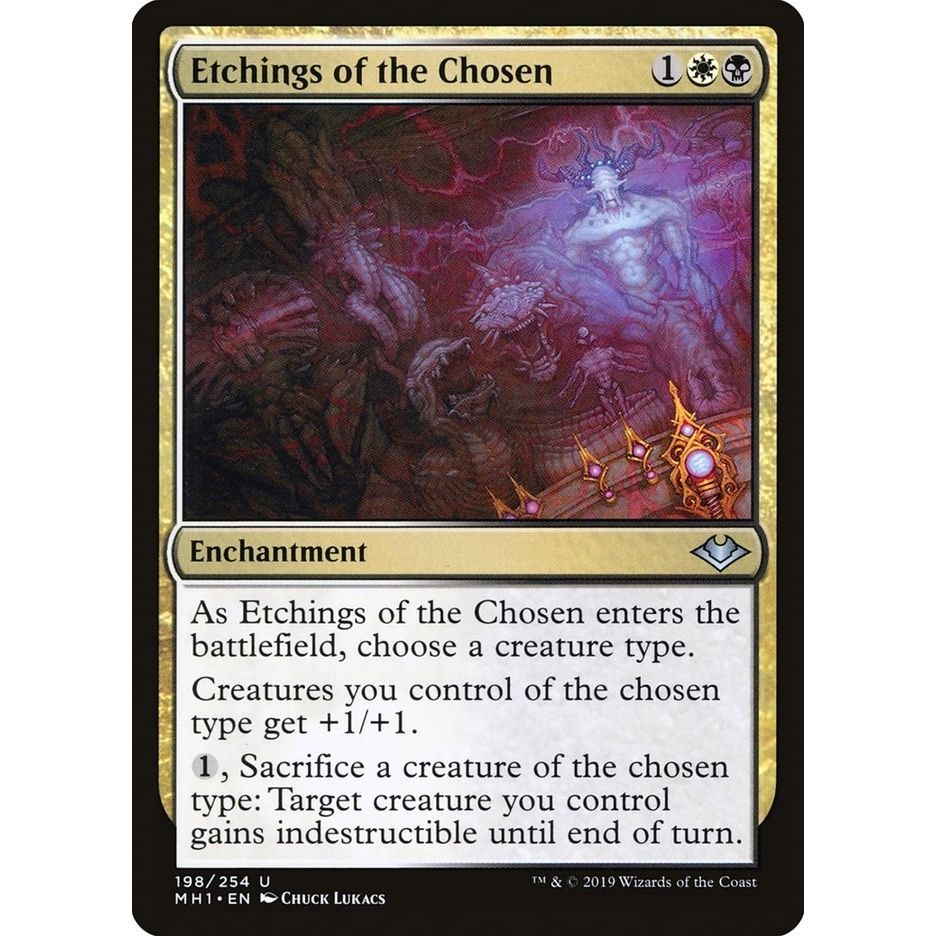 Image for Etchings of the Chosen (198) (MH1) - Magic: The Gathering