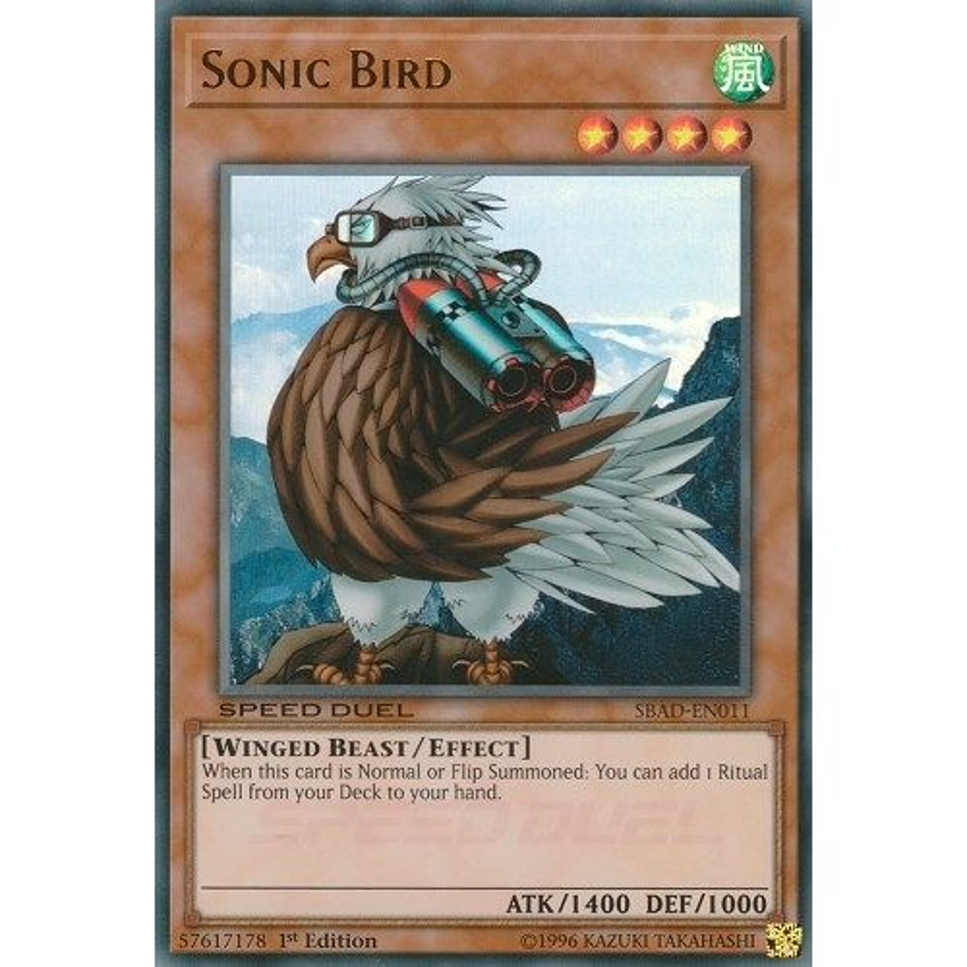 Image for Sonic Bird (SBAD-EN011) (SBAD) - YuGiOh