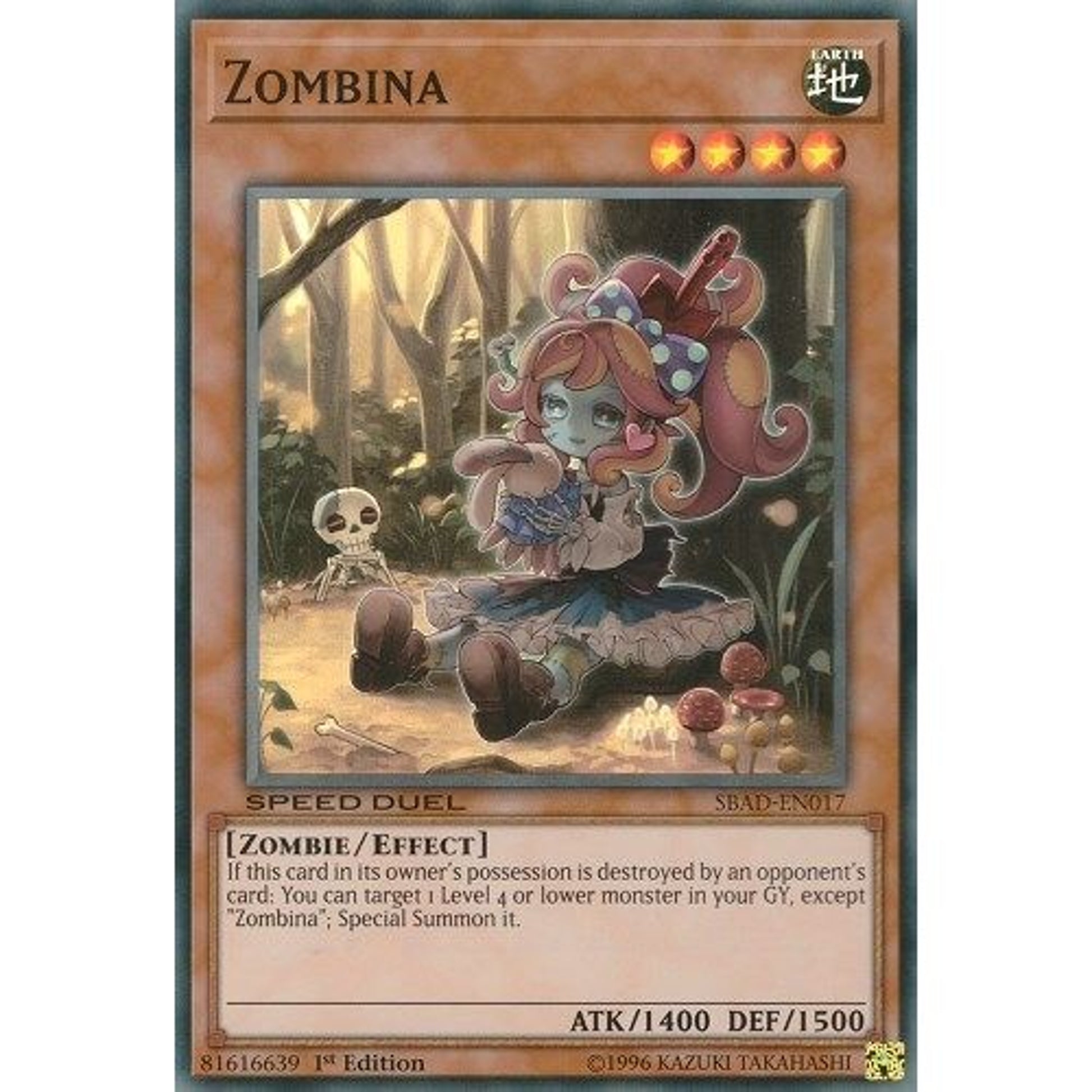 Image for Zombina (SBAD-EN017) (SBAD) - YuGiOh
