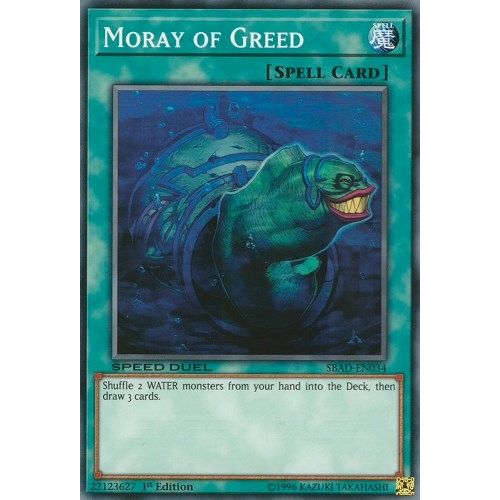 Image for Moray of Greed (SBAD-EN034) (SBAD) - YuGiOh