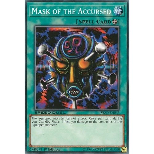 Image for Mask of the Accursed (SBAD-EN042) (SBAD) - YuGiOh